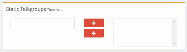 How to add a static talk group.