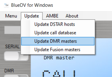 Update Menu
